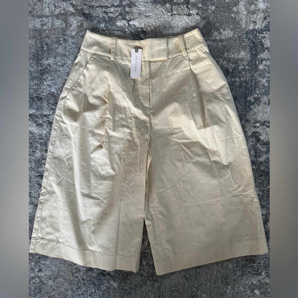 Anthropologie Exquise Cropped Pleated Trousers - Picture 6 of 10